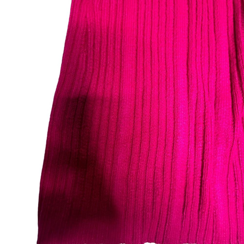 NEW Hot Pink Anthropologie Turtleneck Sweater Dress m - Picture 9 of 16